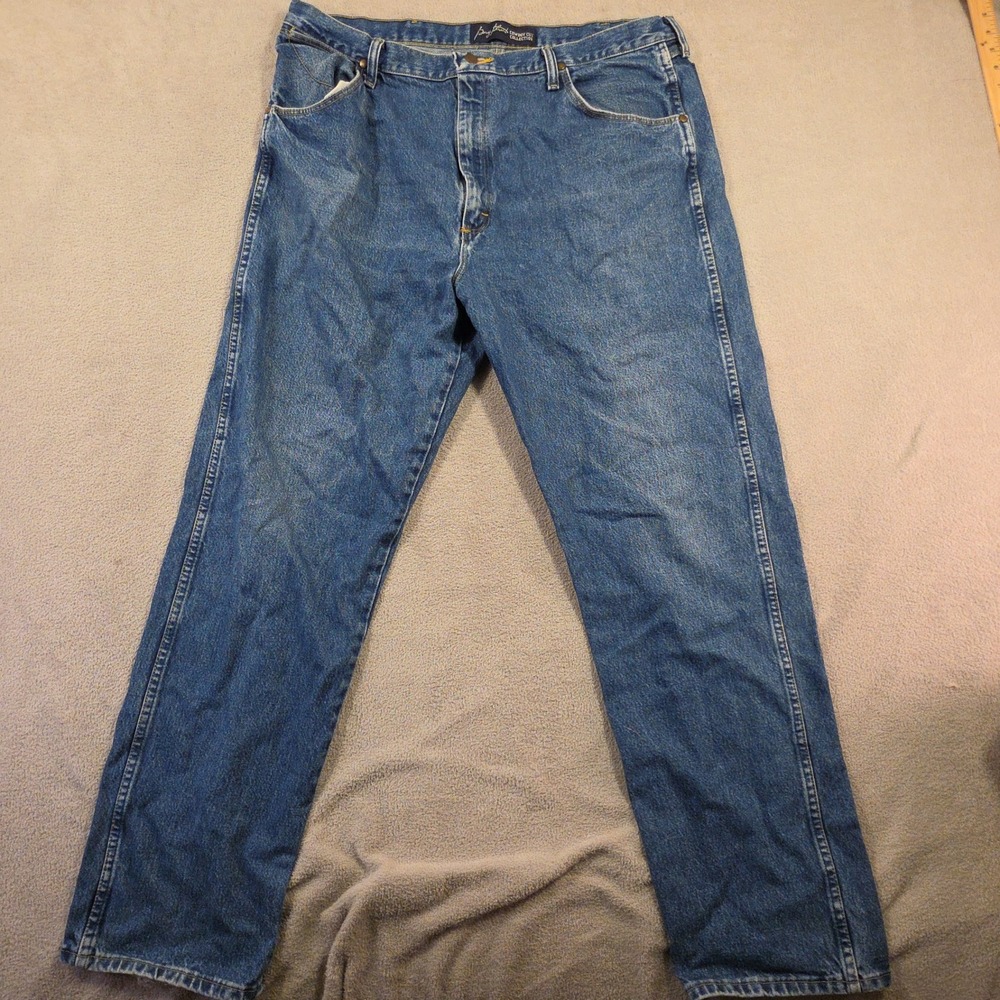 Wrangler Jeans Mens 40x34 (Fits 38x33) Blue Cowboy Cut George Strait Workwear
